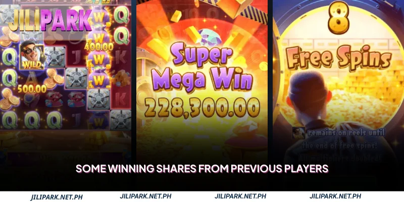 Some winning shares from previous players