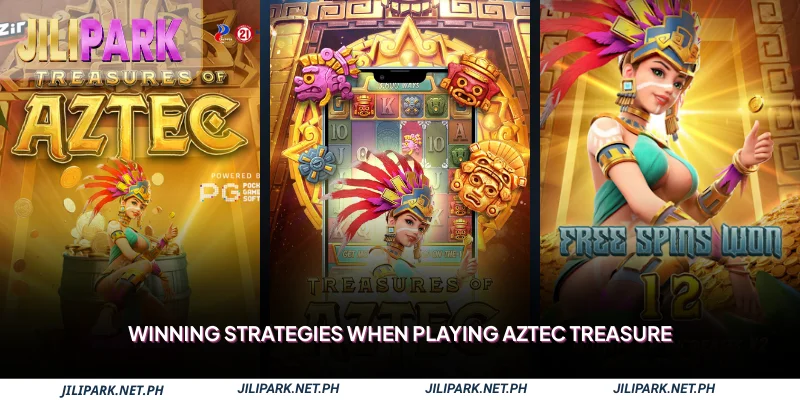 Winning strategies when playing Aztec Treasure